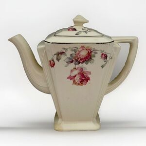 Vintage Royal China USA National Brotherhood Of Operative Potters Teapot Romance